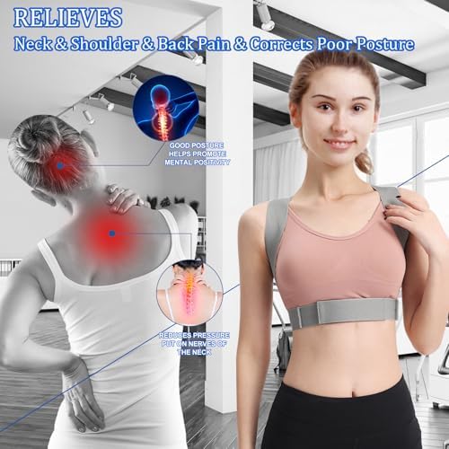 Posture Corrector for Women and Men, Adjustable Back Straightener