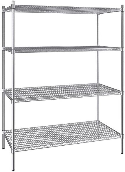 24" x 48" NSF Stainless Steel 4-Shelf Kit by Zedfire