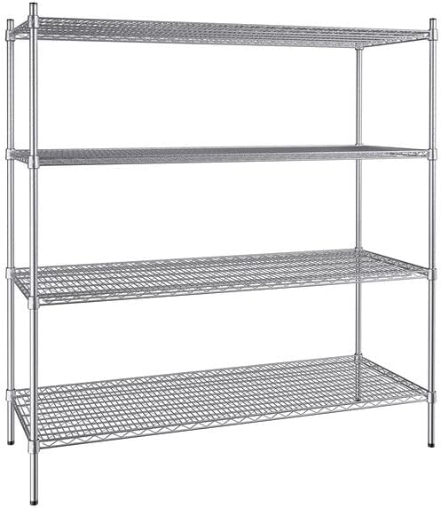 24" x 60" NSF Stainless Steel 4-Shelf Kit by Zedfire