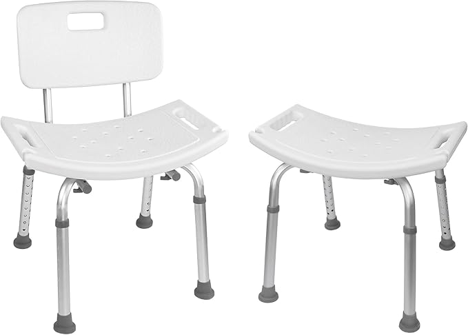 FSA/HSA Eligible, Vaunn Tool-Free Assembly Adjustable Shower Chair Spa Bathtub - Image 6