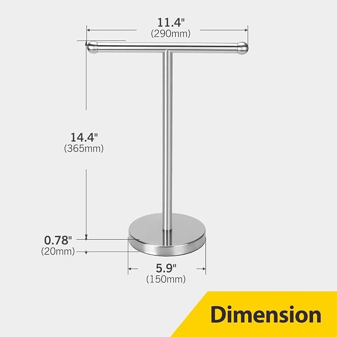 Hand Towel Holder, Hand Towel Rack Stand - Image 5