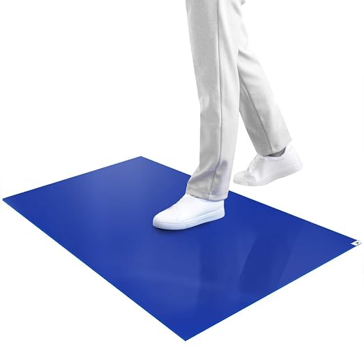 SATECH Sticky/Tacky/Adhesive Mat 24" x 36" Blue by SATECH