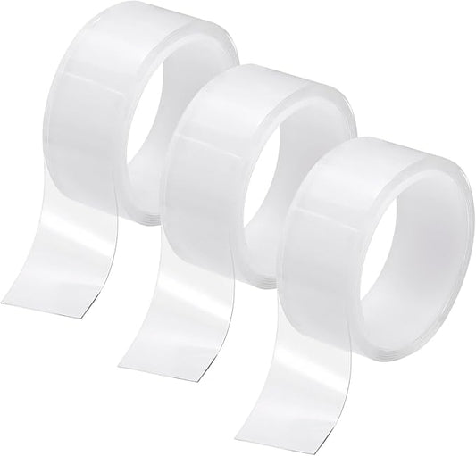 PATIKIL Clear Edge Protector Strip, 3 Roll 0.8 in x 3.3 ft Table Edge Protector by PATIKIL