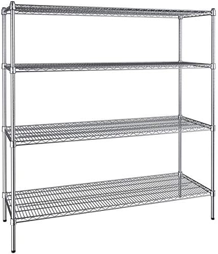 21" x 60" NSF Chrome 4-Shelf Kit by Zedfire