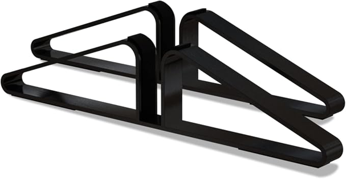 Freestanding Pet Gate Metal Support Feet, Triangle Support Feet Set of 2 by PUPETPO
