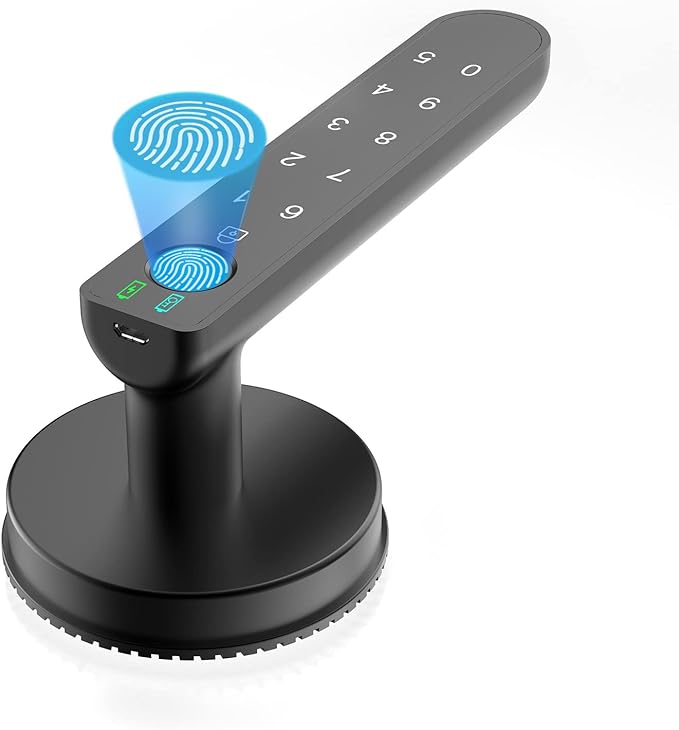 Fingerprint Door Lock with Keypads, Fingerprint Door Knob Keyless Entry Door by BAFUWEIY