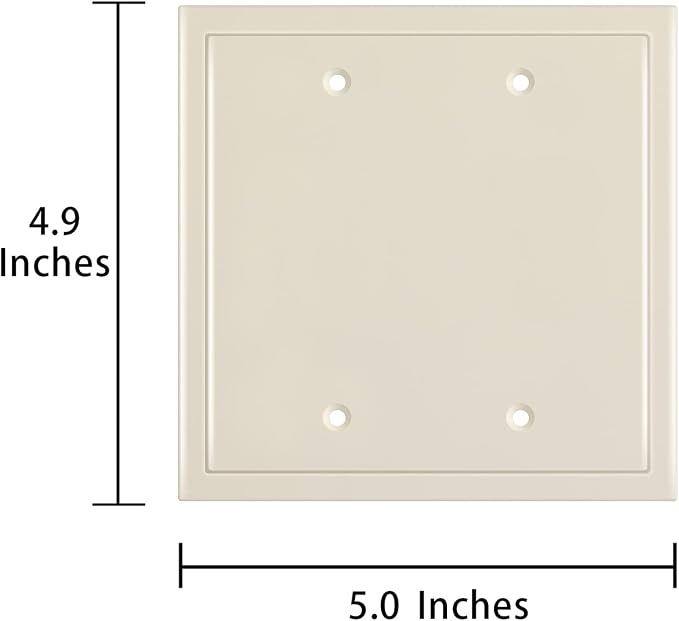 Henne Bery Modern Edge Decorative Wall Plate Switch Plate Outlet Cover - Image 3