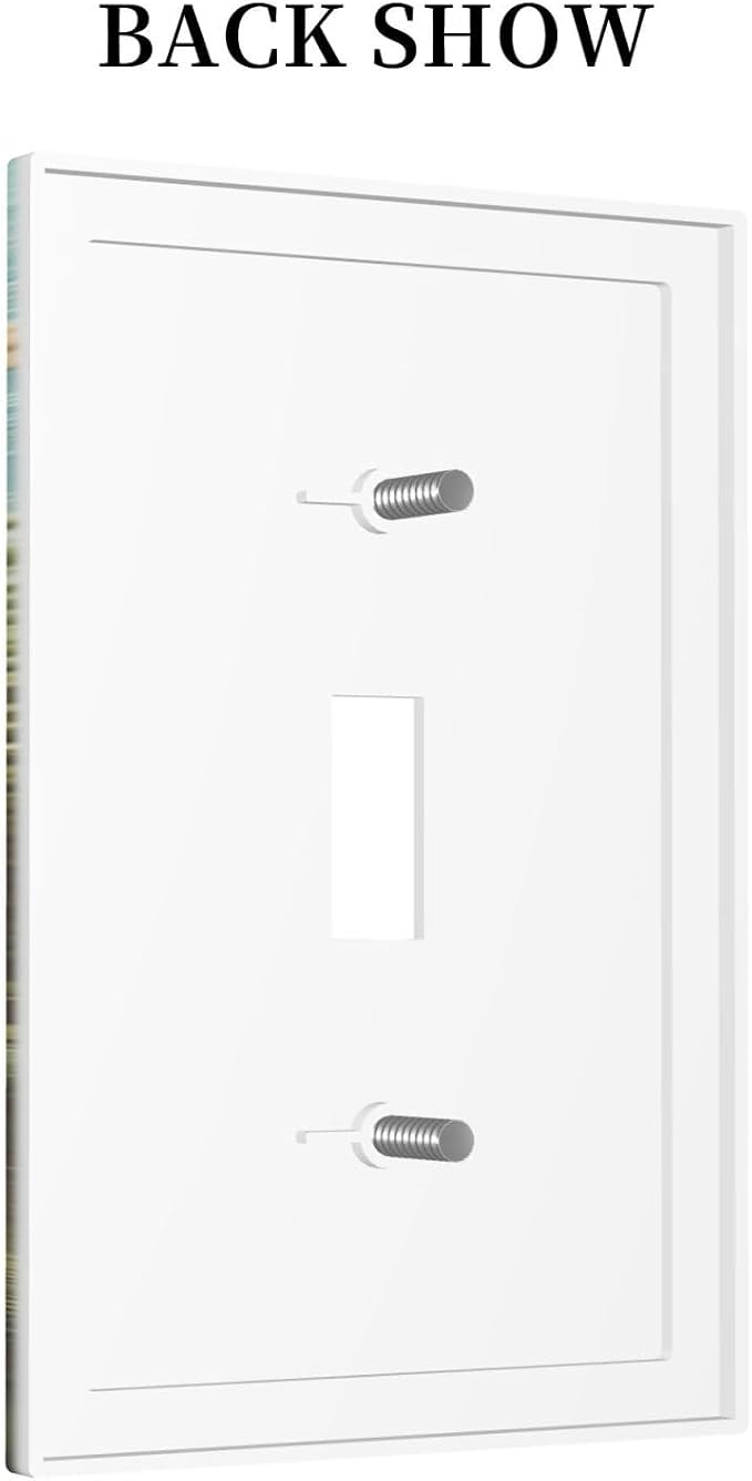 Decorative Light Switch Cover Summer Beach Themed Starfish Seashells 1 Gang - Image 4