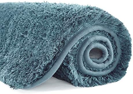 Suchtale Extra Soft & Absorbent Shaggy Bath Mat (24 x 60, Slate)