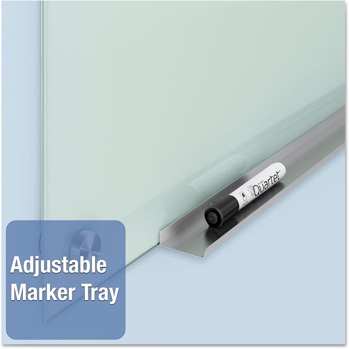 Quartet Whiteboard, Glass Dry Erase Board, Non-Magnetic, Infinity Frameless - Image 6