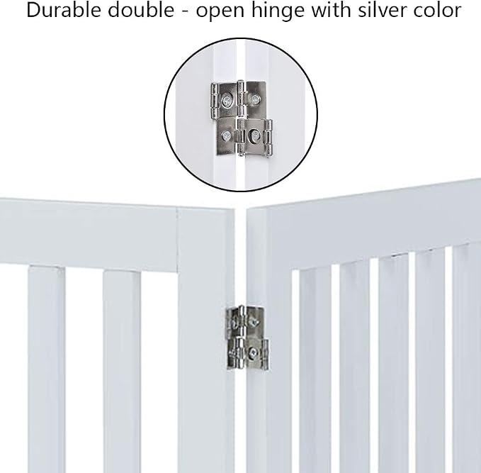 unipaws 36”H Free Standing Pet Gate - Image 7