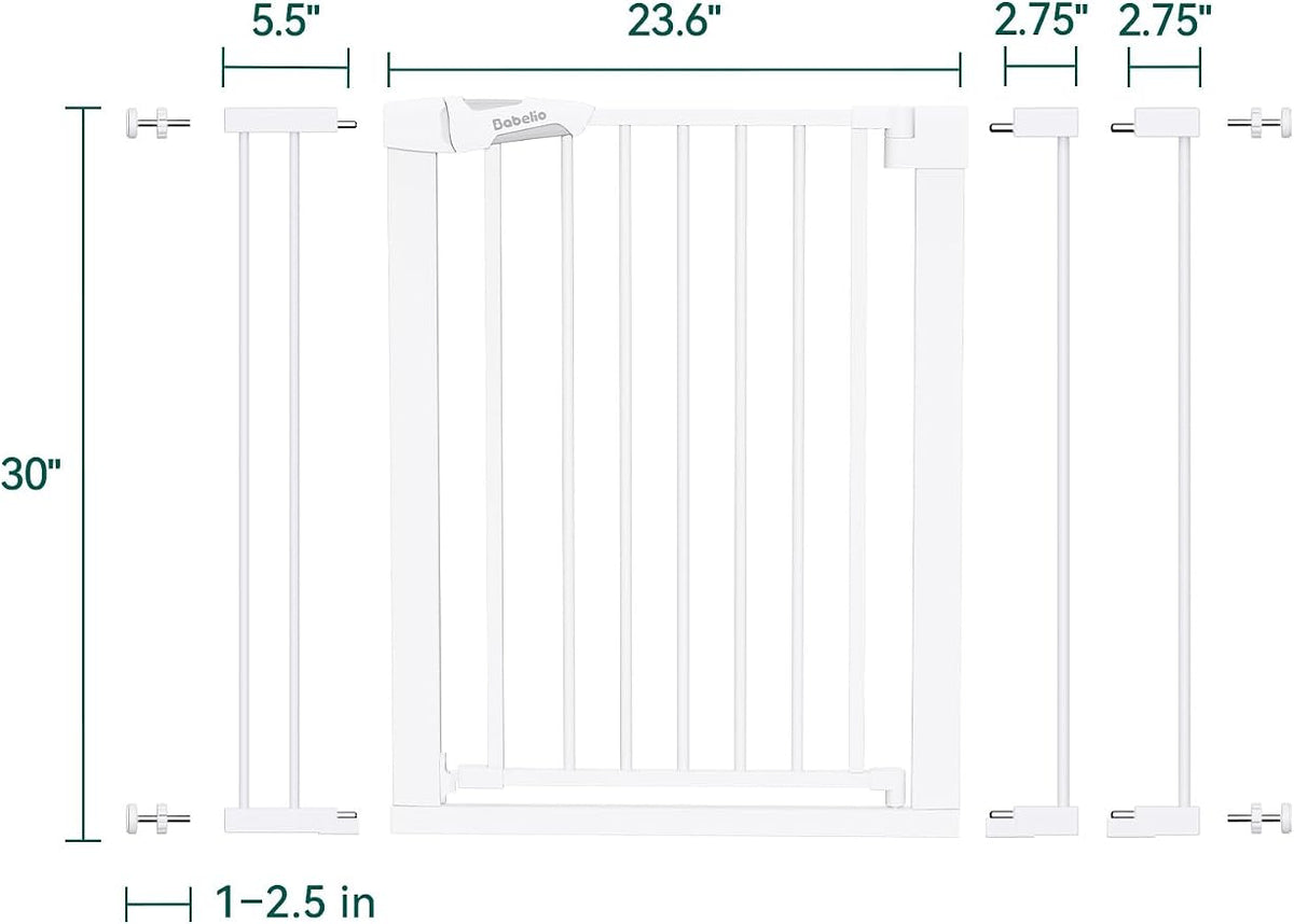 BABELIO Safety Gate Door Fits for Stairs, Narrow and Wide Doorways - Image 3