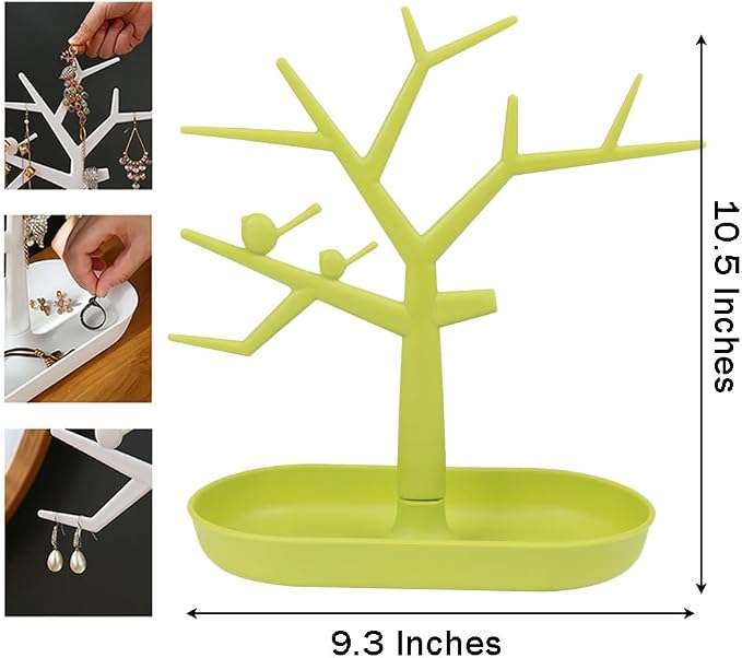 Tabletop Key Holder Stand Tree Key Rack, Stand Jewelry Display Necklace Ring - Image 6