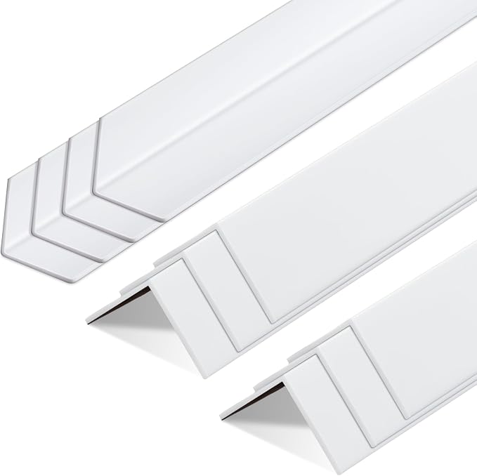 Sasylvia 10 Pcs Wall Corner Protector Guards, 1/2 x 1/2 x 36 Inches Avoid by Sasylvia