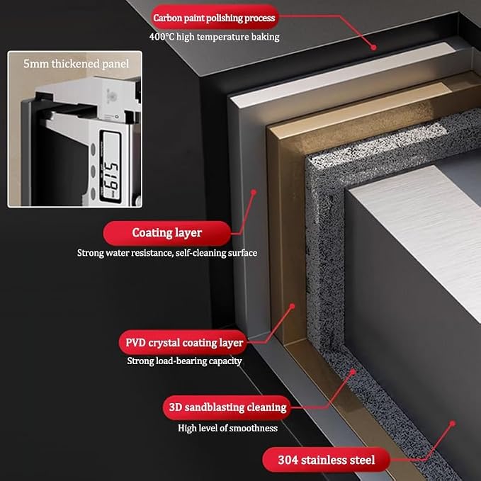 Recessed Stainless Steel Shower Shelf - Image 5