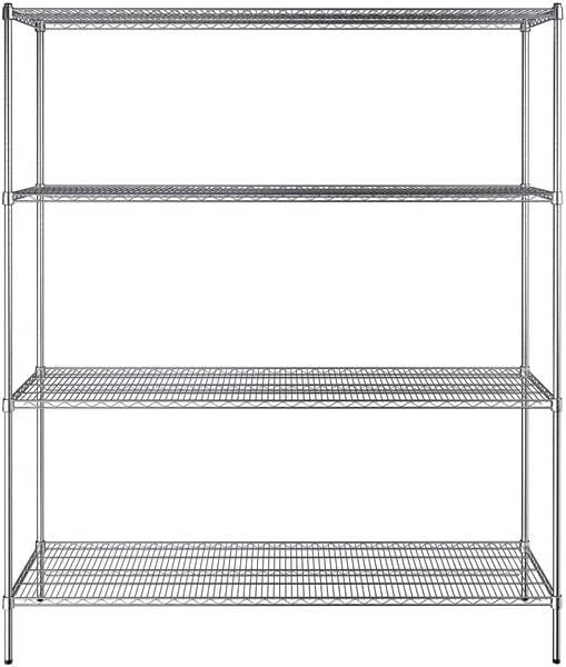 21" x 72" NSF Chrome 4-Shelf Kit - Image 2