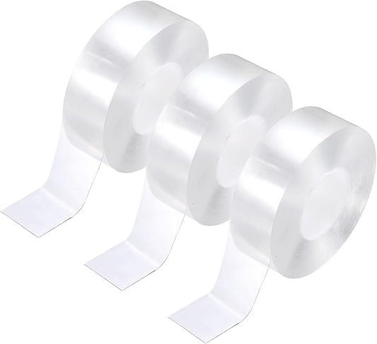 PATIKIL Clear Edge Protector Strip, 3 Roll 1.2 in x 32.8 ft Table Edge by PATIKIL