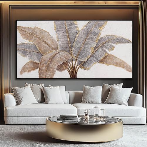 CHUDANHAO Botanical Wall Art Vintage Pictures Wall Decor Grey and Gold