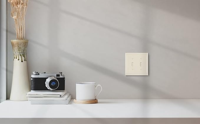 Henne Bery Modern Edge Decorative Wall Plate Switch Plate Outlet Cover - Image 6
