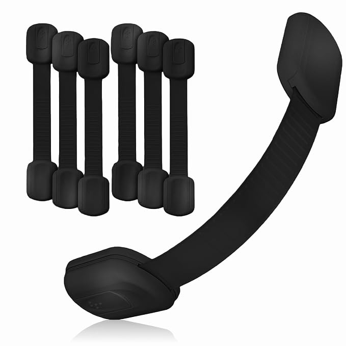 3M Adhesive Child Safety Strap Locks by Baby Proof Me, Baby Latches by BabyProofMe