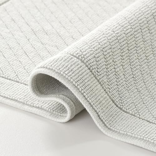 Arkwright 100% Cotton Bathroom Rug - High Absorbent Stylish Textured