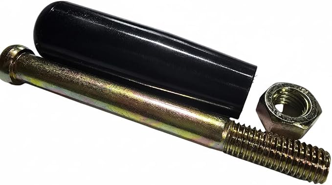 Revolving Handle M12 * P 1.75mm, L- 4.72" Knob Grip+ Added Double Nut, Metric - Image 3