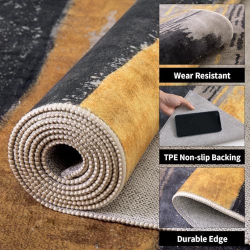 Ciicool Washable Area Rug 2x3 Entryway Rug, Modern Abstract Entry Mat