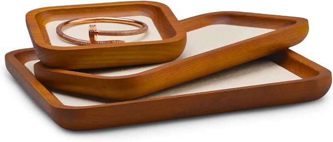 Solid Wood Jewelry Display Flat Tray - Image 7