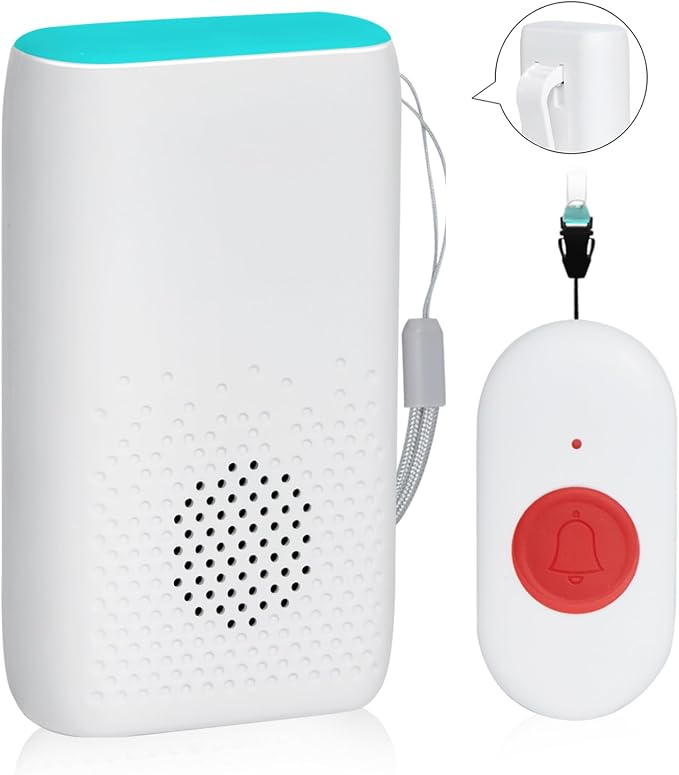 Wireless Caregiver Pager Nurse Alert System SOS Call Button Vibration Pager by MERLRR
