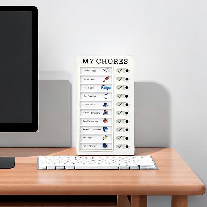 2 Pcs Chore Chart for Adults to do List My Chores Checklist Task Board Sliding - Image 6
