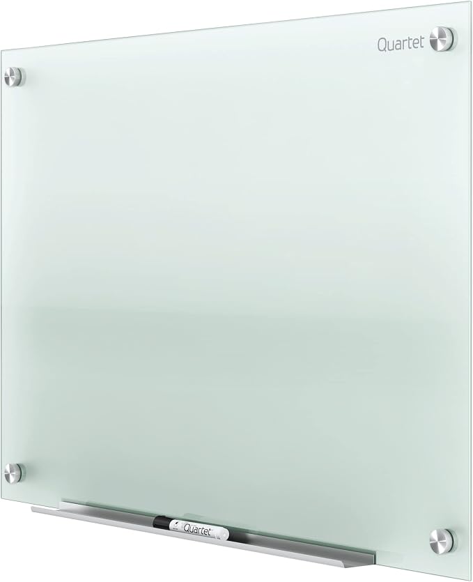 Quartet Glass Whiteboard, Non-Magnetic Dry Erase White Board, Frosted White - Image 3