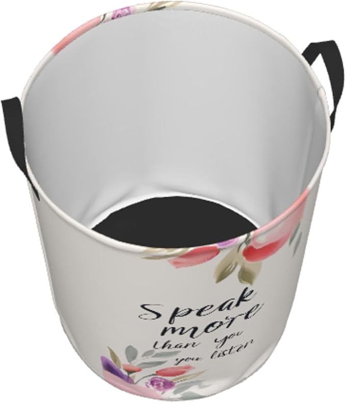 Laundry Basket Motivational Word Collapsible Large Capacity, 63L Dirty Clothes - Image 7