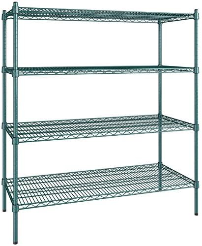 21" x 48" NSF Green Epoxy 4-Shelf Kit by Zedfire