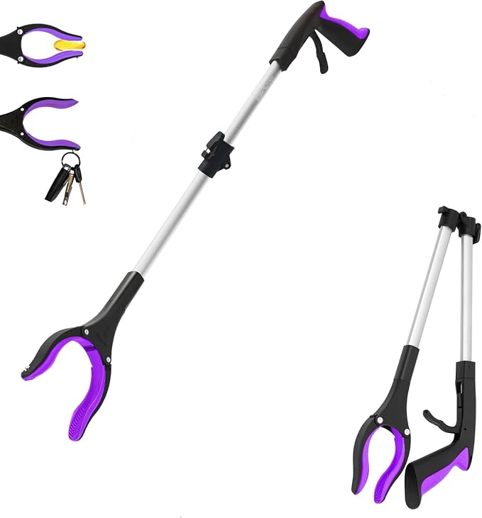 32 inch GrabRunner Heavy Duty Reacher Grabber Tool by GRABBEREXPERTER