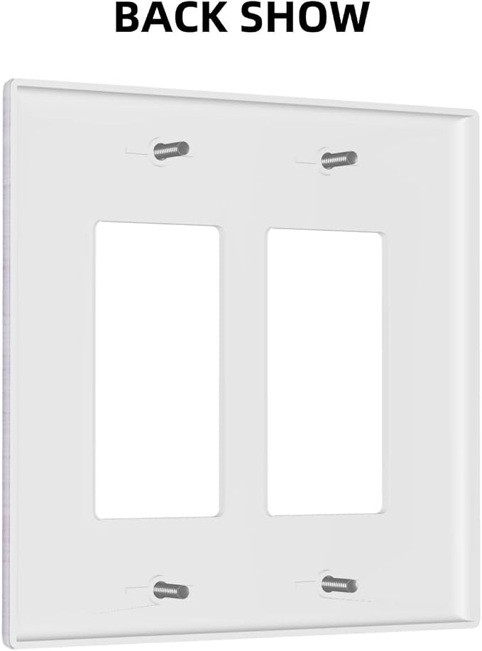 Outlet Covers 3D Purple Tree 2 Gang Wall Plate Double Rocker Light Switch Cover - Image 4