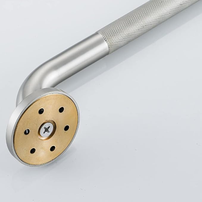 Anti Slip Shower Grab Bar, 18-Inch Toilet Textured Sturdy Hand Rail, Stylish - Image 5