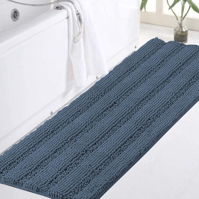 Turquoize Luxury Bath Runner, Soft Plush Anti-Slip Shower Rugs, Microfiber by Turquoize