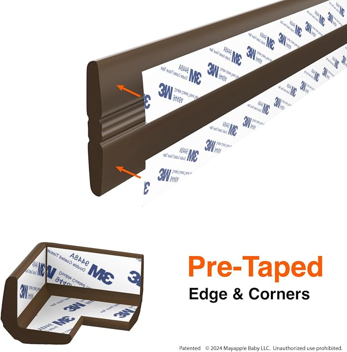 Roving Cove PreFit Furniture Edge Corner Protector, Baby Proofing Bumper Guards - Image 5