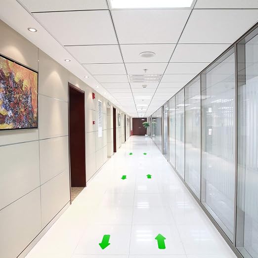 Arrow Floor Sticker Tape 2"×4" Arrow Floor Marking Sticker Sign 200 PCS Arrow - Image 3