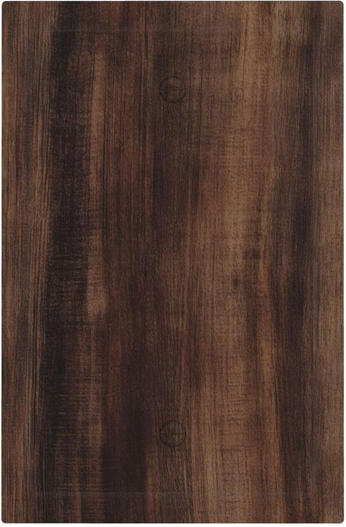 Decorative Light Switch Cover Plate Rustic Farmhouse Brown Wood Barn Door 1 by VGHOKO