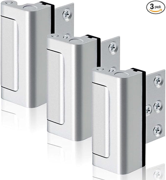 3PACK Home Security Door Reinforcement Lock Childproof, Add High Security to by GreaTalent