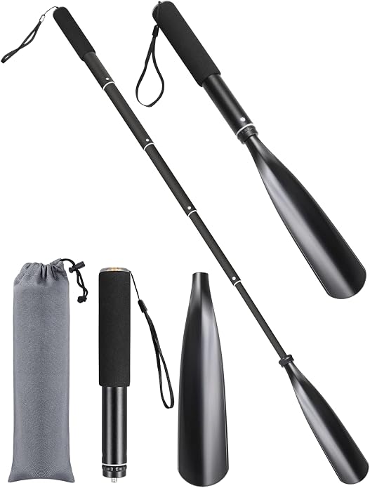 Mishell Shoe Horn Long Handle, Telescopic 16"-38", Sturdy Aluminium Alloy by Mishell