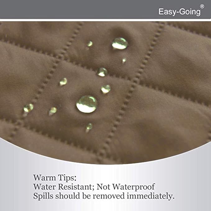 Easy-Going Futon Sofa Slipcover Reversible Sofa Cover Armless Couch Cover Water - Image 4