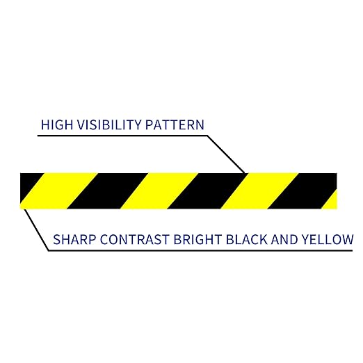 TAPEBEAR Hazard Caution Tape, 2inch x 150 Feet Self Adhesive Warning Tape - Image 4