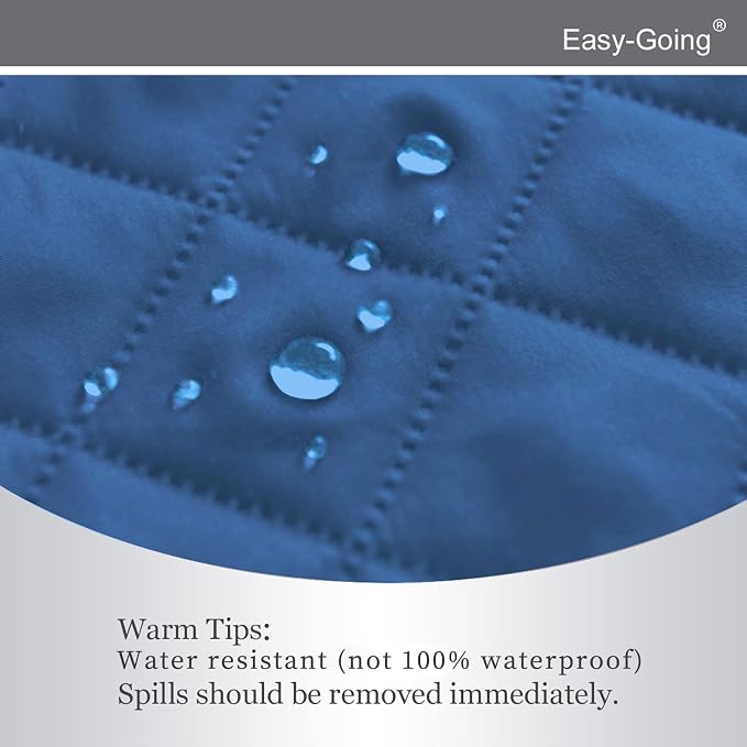 Easy-Going Recliner Chair Slipcover Reversible Sofa Cover Water Resistant Couch - Image 4