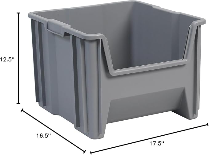 Akro-Mils 13018 Stak-N-Store Heavy Duty Stackable Open Front Plastic Storage - Image 7