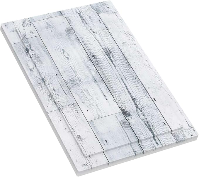 Light Switch Cover Plate Vintage Grey White Wood Grain 1 Gang No Device Blank - Image 3