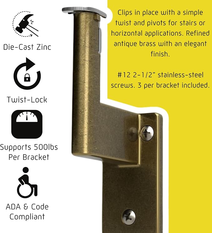 Promenaid 15ft Flush Handrail Kit - Image 4