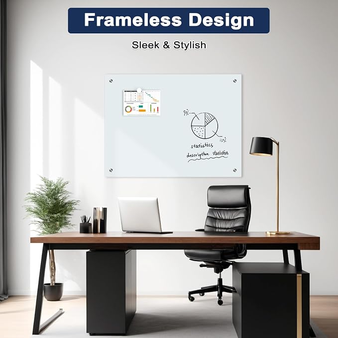 Magnetic Glass Whiteboard, Classroom - Image 7
