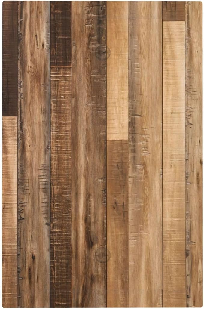 Rustic Brown Wood Splicing Vintage Dark Oak Print Light Switch Cover Plate 1 by Unknown